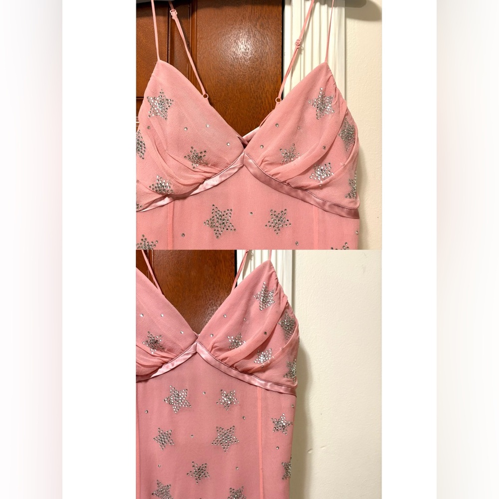🌸Betsey Johnson Rare Vintage Star Slip Dress – Iconic Y2K Dreamwear ✨ - Picture 6 of 13